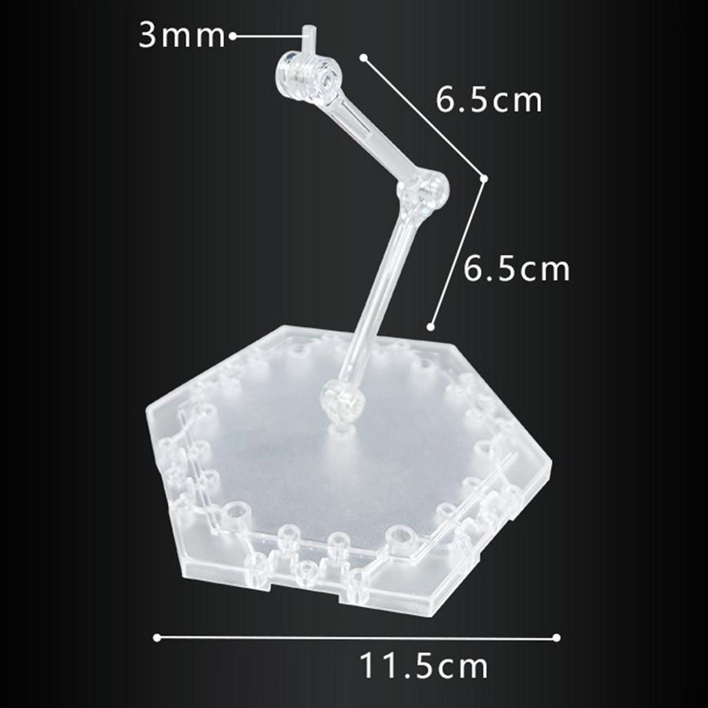 Action Figure Display Base Professional Lightweight Doll Stand Sturdy Portable Clear Stable