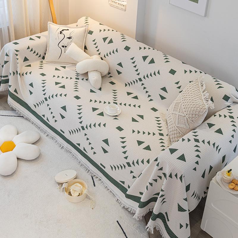 Sofabezug im INS-Stil, vier Jahreszeiten, universeller rutschfester Sitzbezug, nordischer einfacher All-Inclusive-Universal-Sofabezug, Handtuchdecke