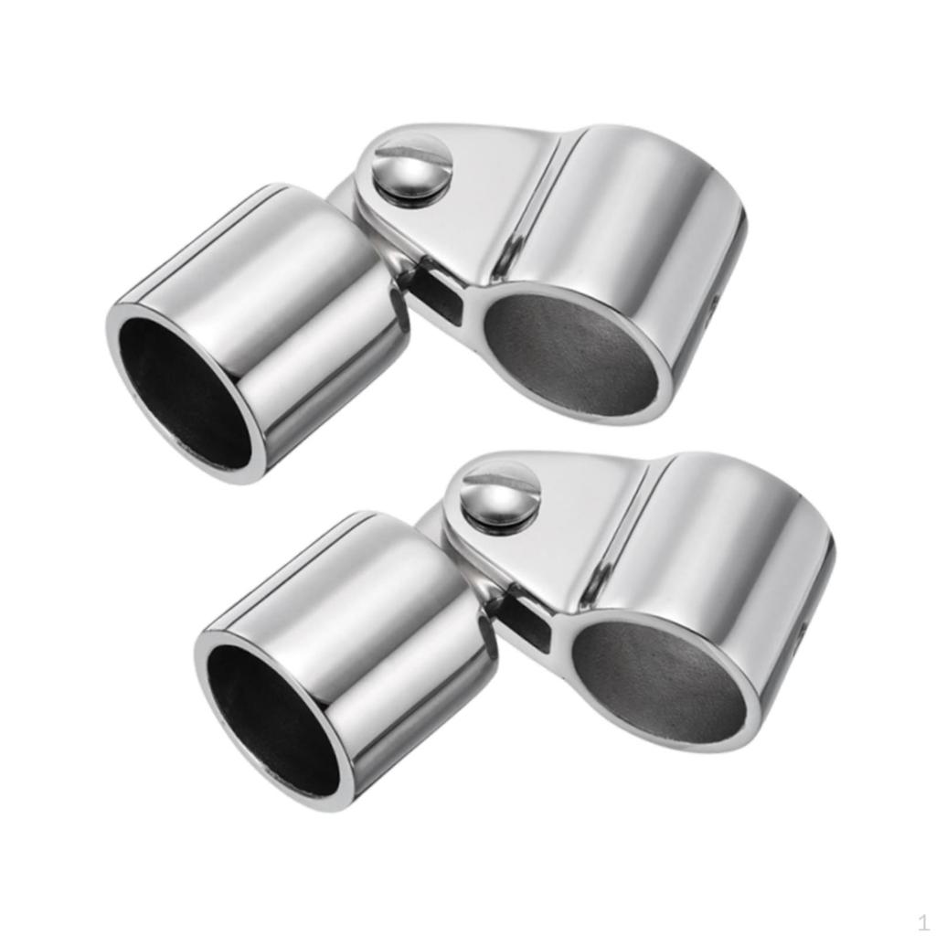 2 Pieces Jaw Slide and Eye End Bimini Top Hardware Kit Accessories Boat Canopy Fittings Versatile