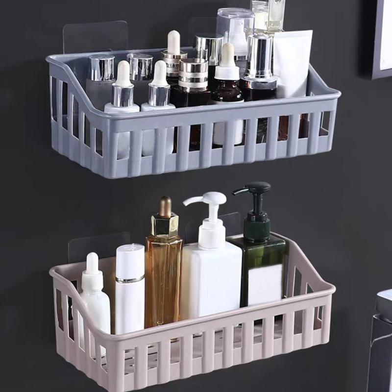 The Bathroom Bathroom Bathroom Is Free To Storage Shelves Toilet, The Kitchen Wall -Mounted Plastic Shelf