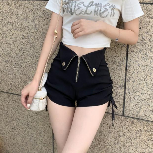 A-line Shorts Women's Summer Oversized Wide Leg Pants High Waist Slim Versatile Loose Casual Shorts