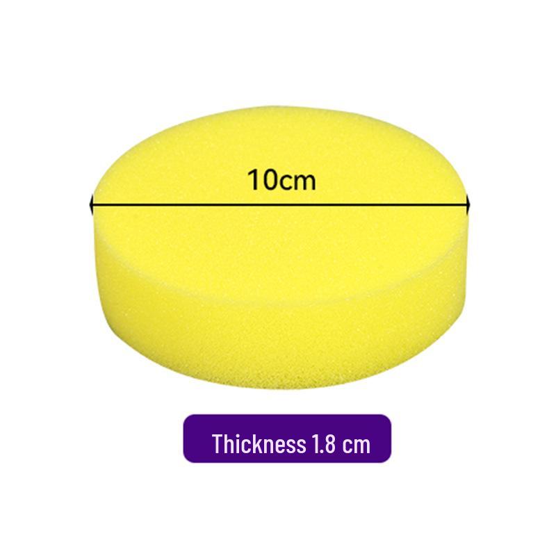 High-Density Round Waxing and Polishing Sponge for Car Cleaning