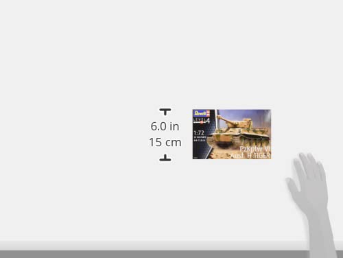 Revell 1/72 scale German Tiger 1 Panzer VI plastic model kit, model number 03262