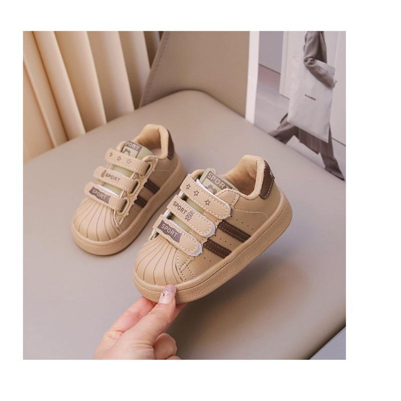 Baby Shell Head Shoes Spring and Autumn Casual Board Shoes Boys Baby Soft-soled Toddler Shoes Girls Sports Shoes Single Shoes