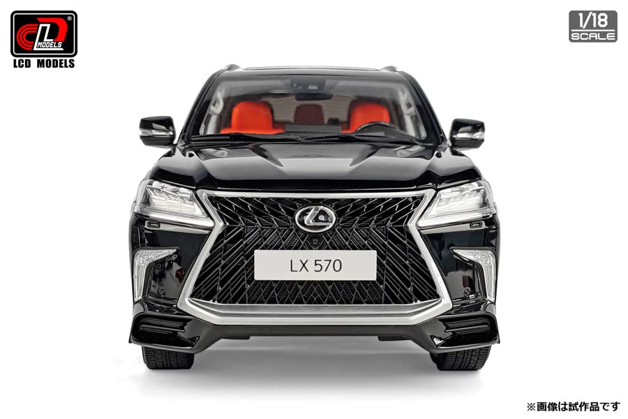 LCD MODELS Lexus LX570 Black Finished Product 1/18