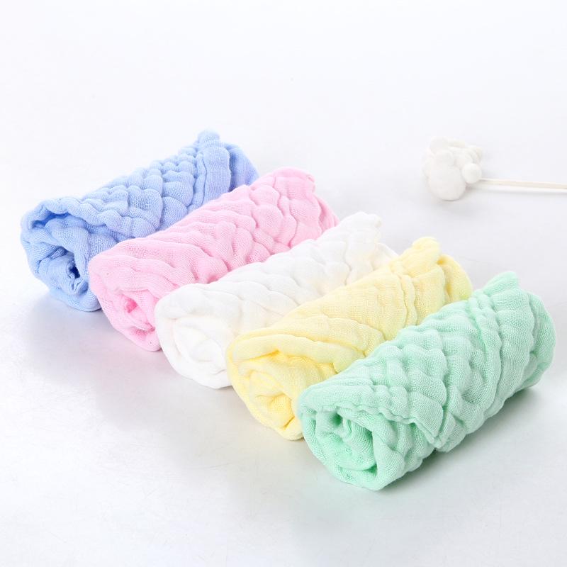 Children's Six-Layer Gauze Towel: Soft Newborn Pure Cotton Bib