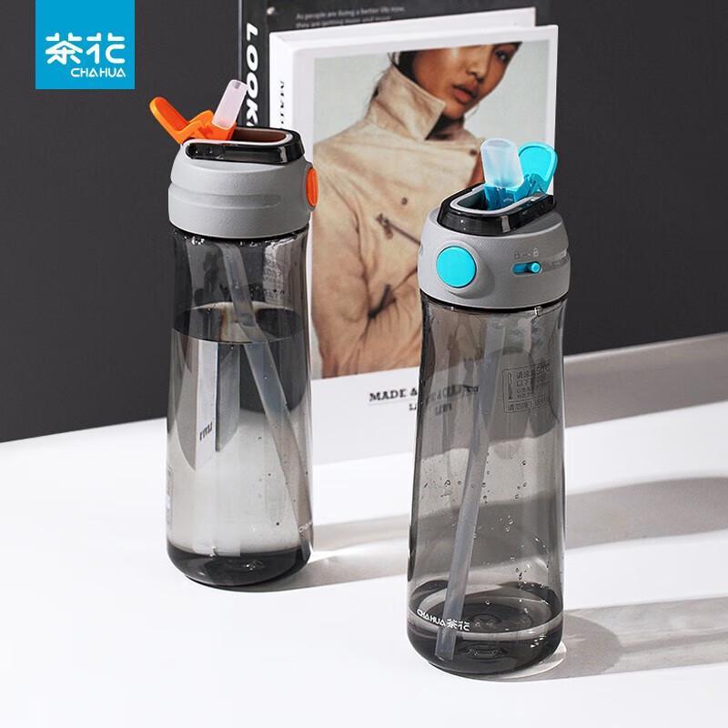 CHAHUA 720ml Straw Sports Water Bottle