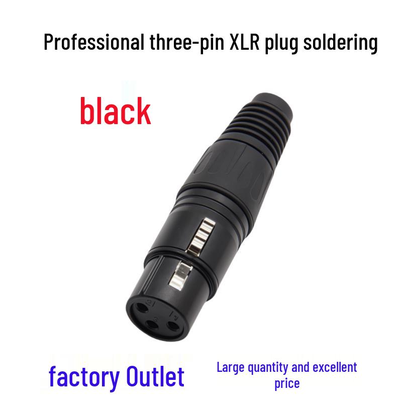3-Pin XLR Male-Female Balanced Audio Cable for Microphone, Speaker, or Mixer