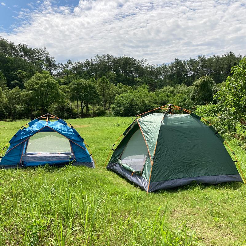 Thickened Automatic Pop-Up Tent: Foldable, Sunscreen, Rainproof Outdoor Camping Gear