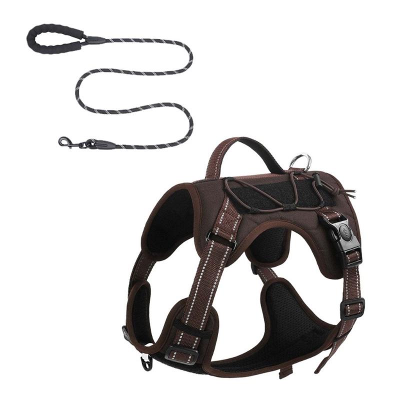 Dog Vest Adjustable Training Harness for Large Medium Dogs Harnesses Strong Multifunctional Leash Harness Soft Handle