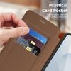 For Samsung Galaxy S25 Magnetic Case RFID Blocking Card Holder Leather Phone Cover