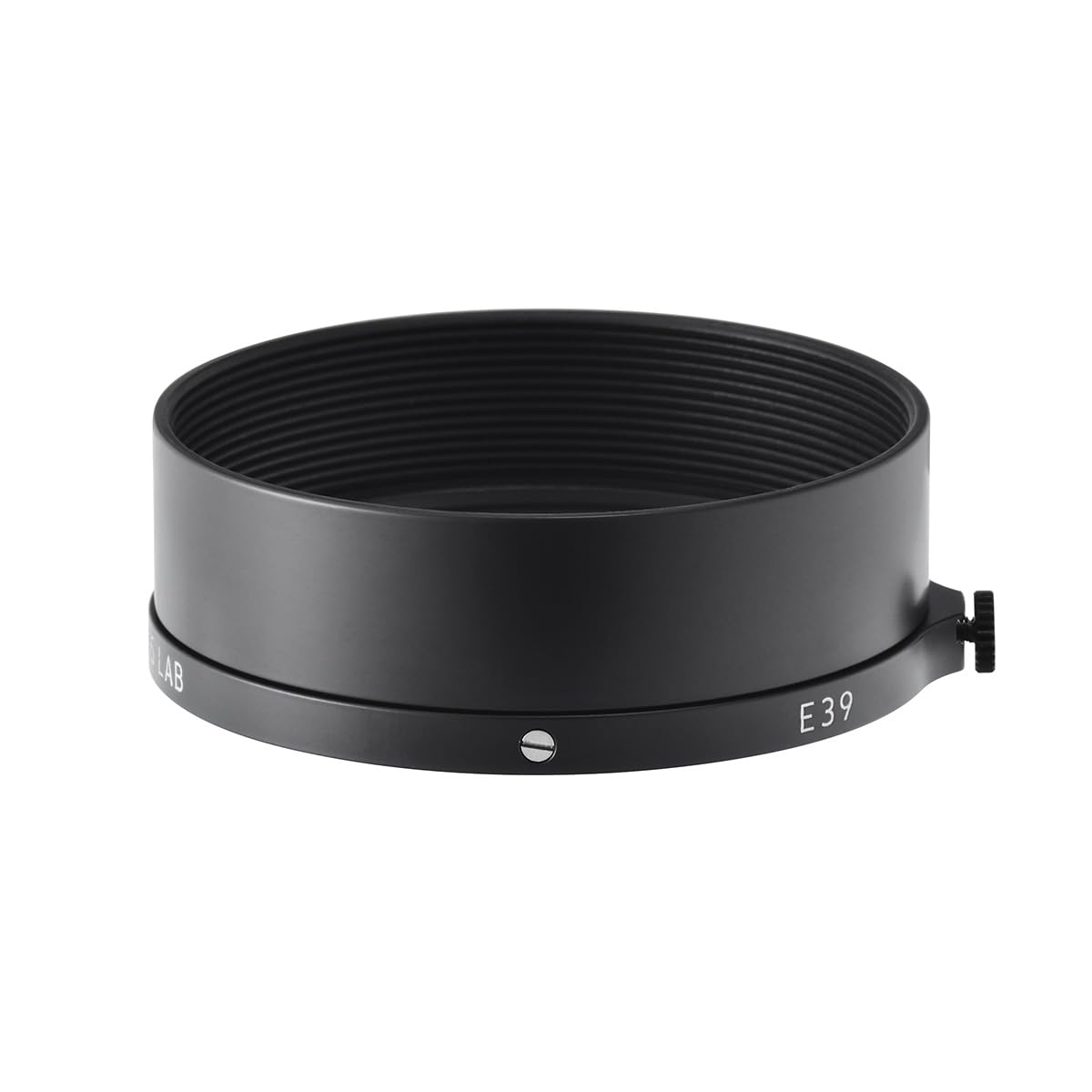 

LIGHT LENS LAB Small Brass Lens Hood, E39, Black Paint, L-E39-A