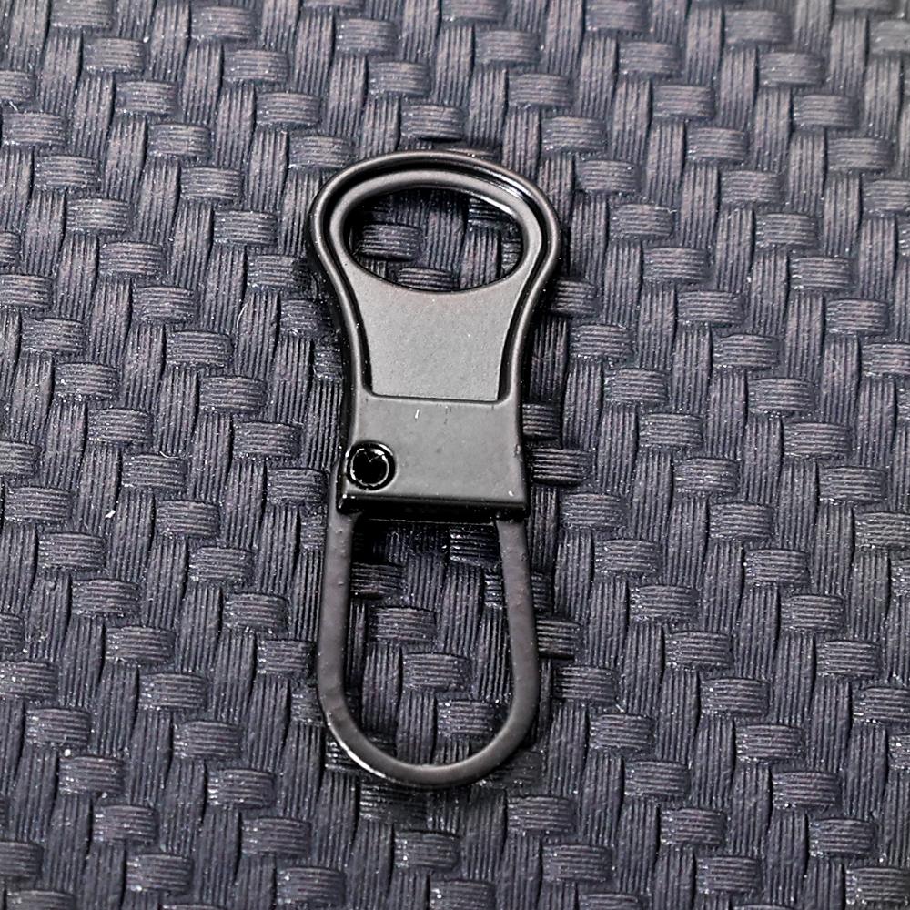 5PCS Detachable Zipper Pull Replacement Zipper Slider Puller Lock for Down Jacket Dress Luggage Bag Metal Zipper Head Repair Kit