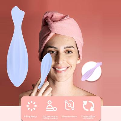 Yüz ve Göz İçin Yüz Silindiri Yüz Güzellik Silindiri Cilt Bakım Aletleri Gua Sha Yüz Masajı Silikon Yüz Silindiri Güzellik
