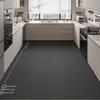 Dirt-Resistant Non-Slip Diatomaceous Earth Kitchen Mat - Oil-Proof, Wash-Free, Full Coverage Entrance & Dining Room Floor Pad