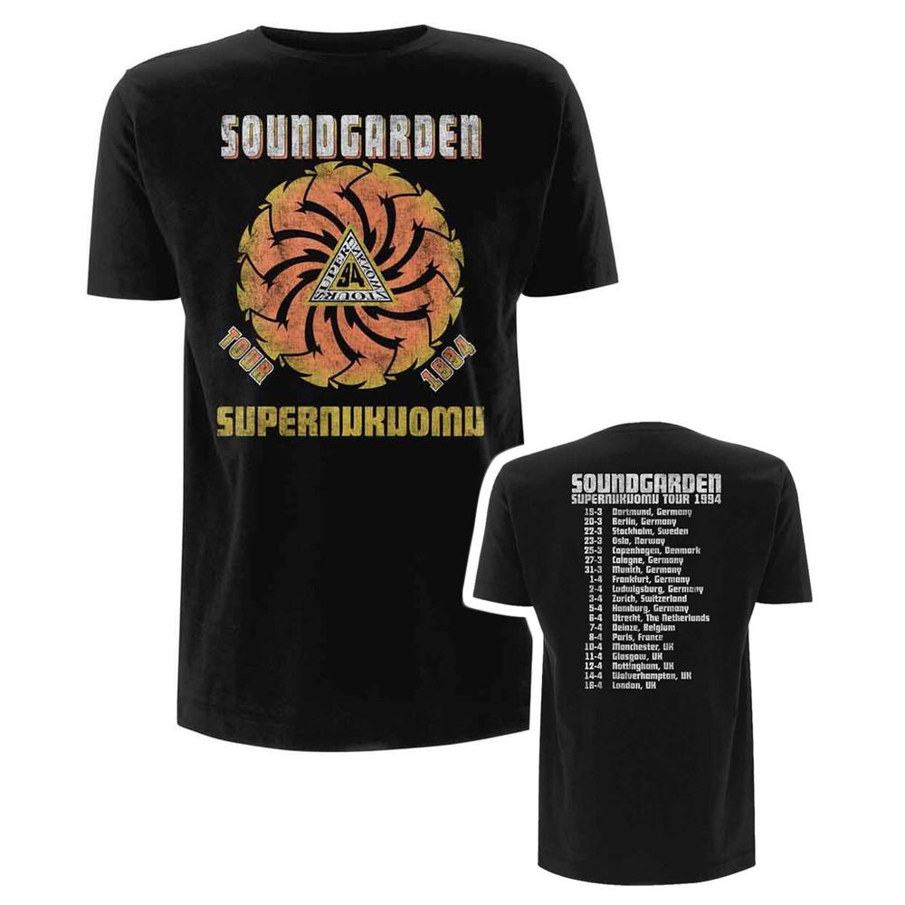 Soundgarden Superunknown Tour 94 Official Band New Black