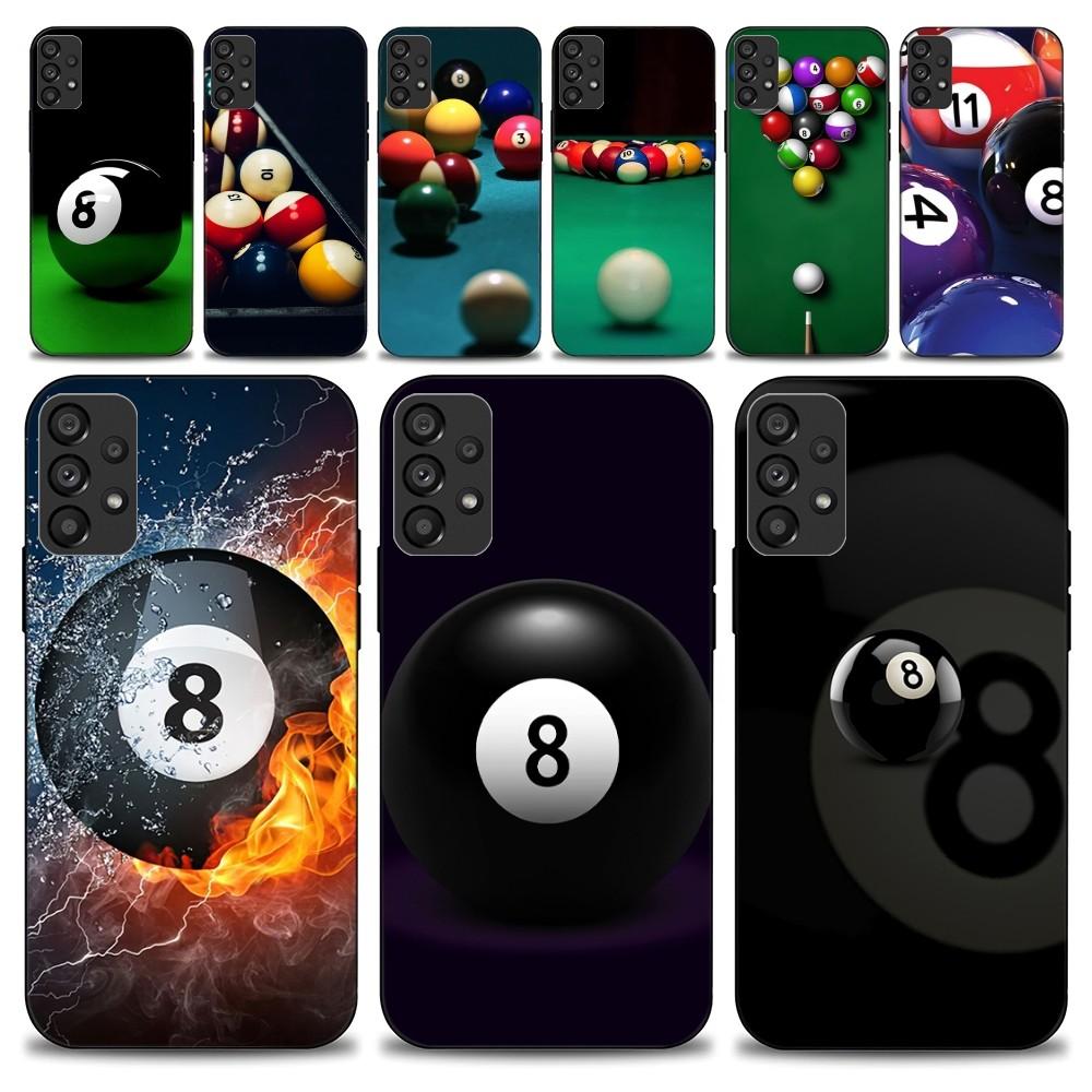

Billiards Snooker pool Phone Case For Samsung Galaxy S22 S23 Ultra S21 S20 FE Plus Note 20 Soft Cover