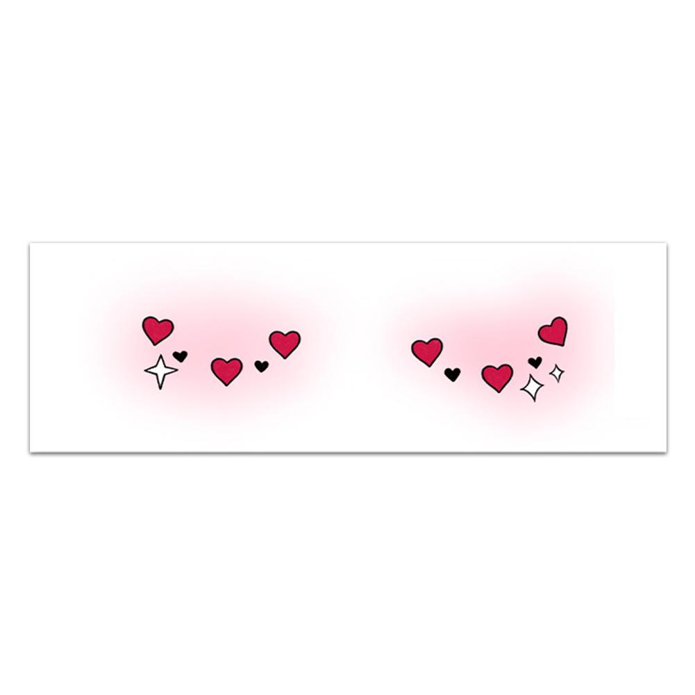 Christmas Makeup Face Stickers Disposable Sweet Blusher Tattoo Rabbit Sticker Deer Gift J4E9