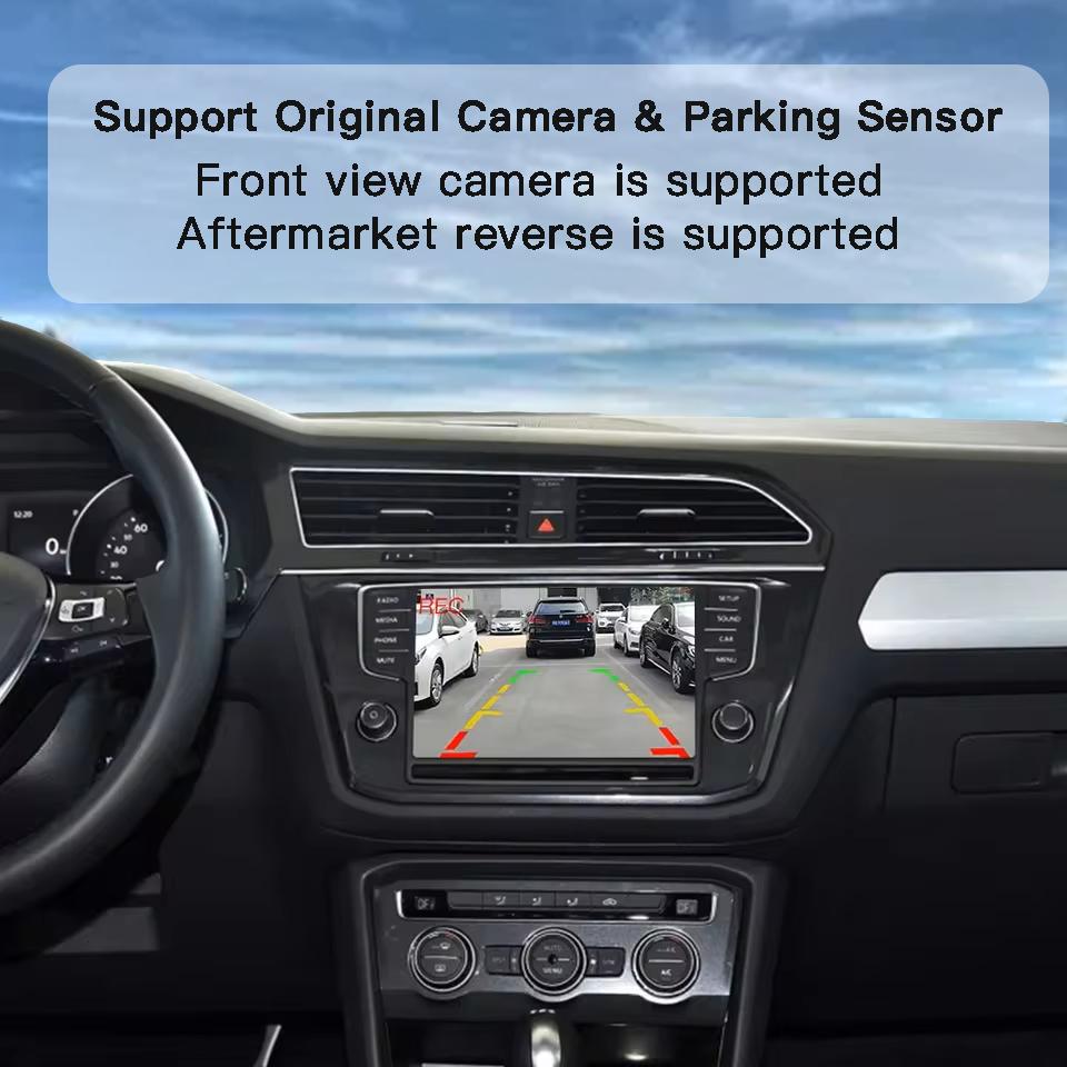 For Volkswagen Golf 7 SEAT leon MK3 Tiguan Lamando Magotan Phideon Teramont Wireless Carplay Android Auto with MIB1/MIB2 System