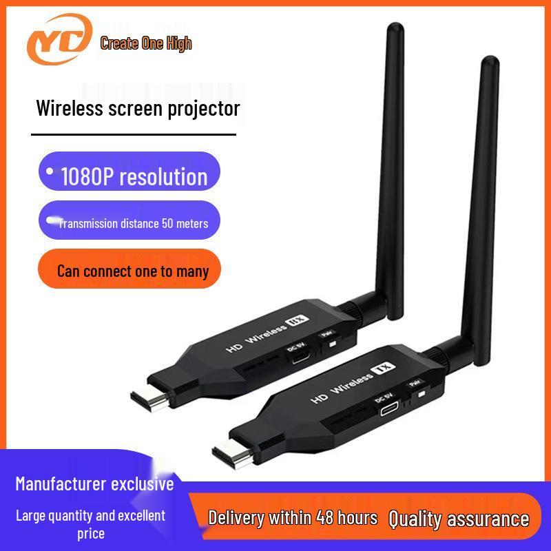 4K Wireless HDMI Transmitter & Receiver for Projector Screen Sharing