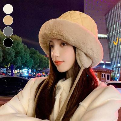 Velmi teplý kbelíkový klobouk s kožíškovými klapkami do uší, polstrovaný, pro extrémní zimu.