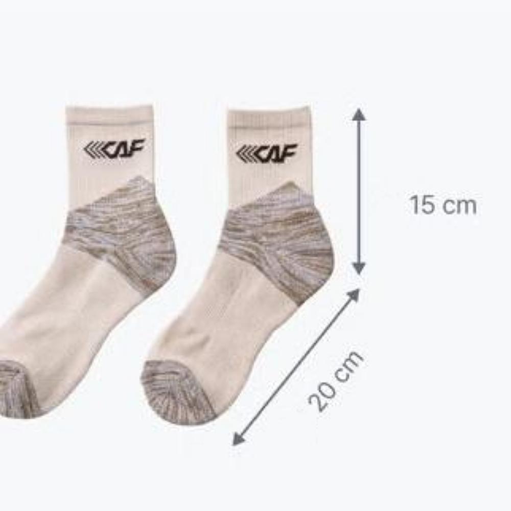Le CAF Women's Sports Socks[6~8(US) 3.5~5.5(UK)37~39(EU)] Beige/Blue