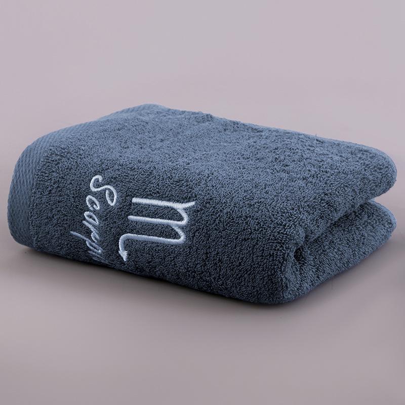 

Очень большое абсорбирующее хлопковое полотенце для ванной «Созвездие» с вышивкой 70*140cm Bath Towel