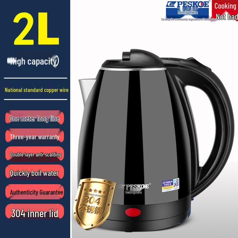 

Large Capacity Stainless Steel Electric Kettle with Auto Shut-Off