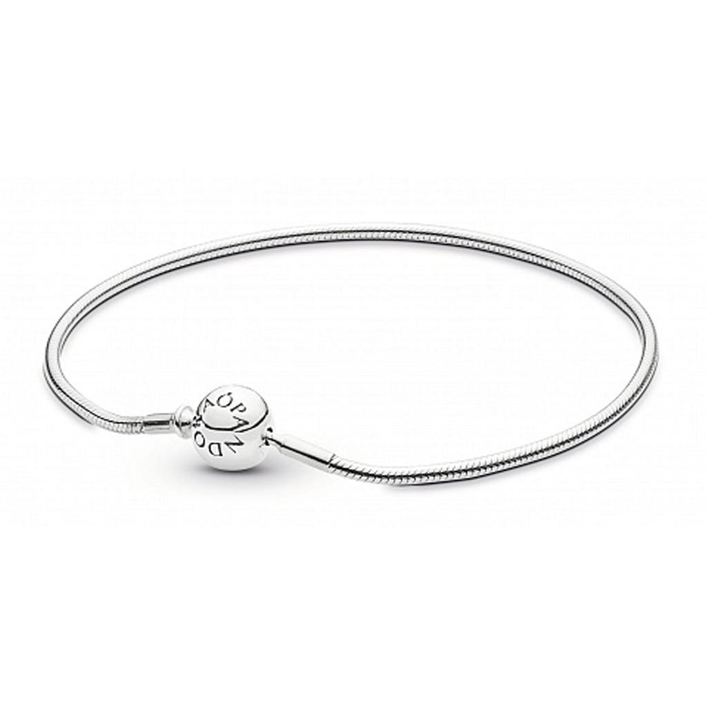 Pandora 925 Sterling Silver Bangles Women's Silver 596000-19