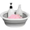 1pc Foldable Washbasin Laundry Buckets - Space-Saving Plastic Storage Containers for Dishes, Laundry, RV & Outdoor Travel