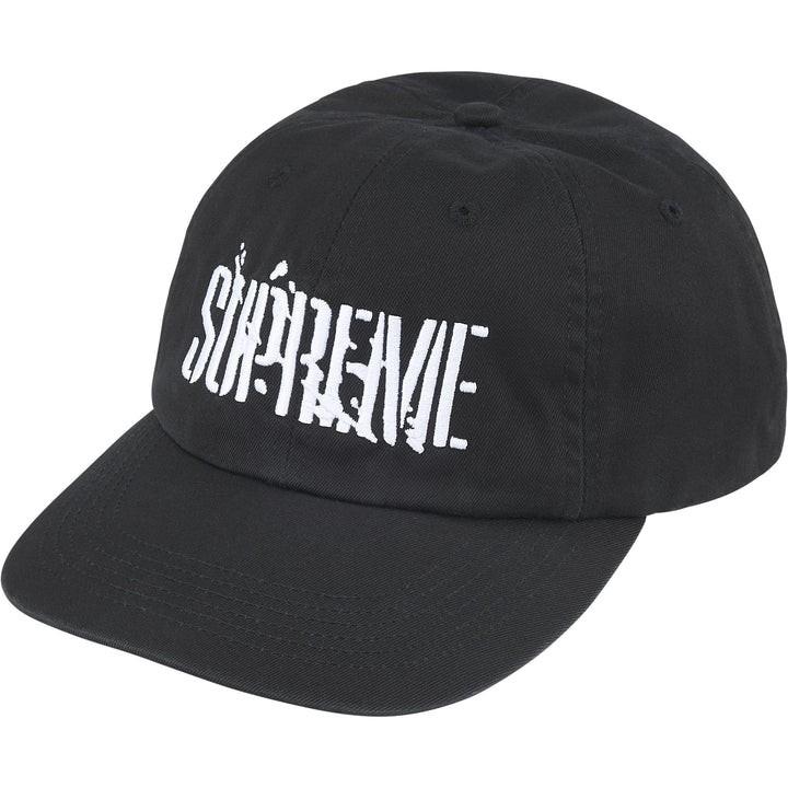 Supreme Splatter 6-Panel Black One-Size