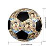 Soccer Ball Colorful Machine Stitched PVC Size 5 Team Training Competition Ready Durable High-Bounce Cool Sports Gift