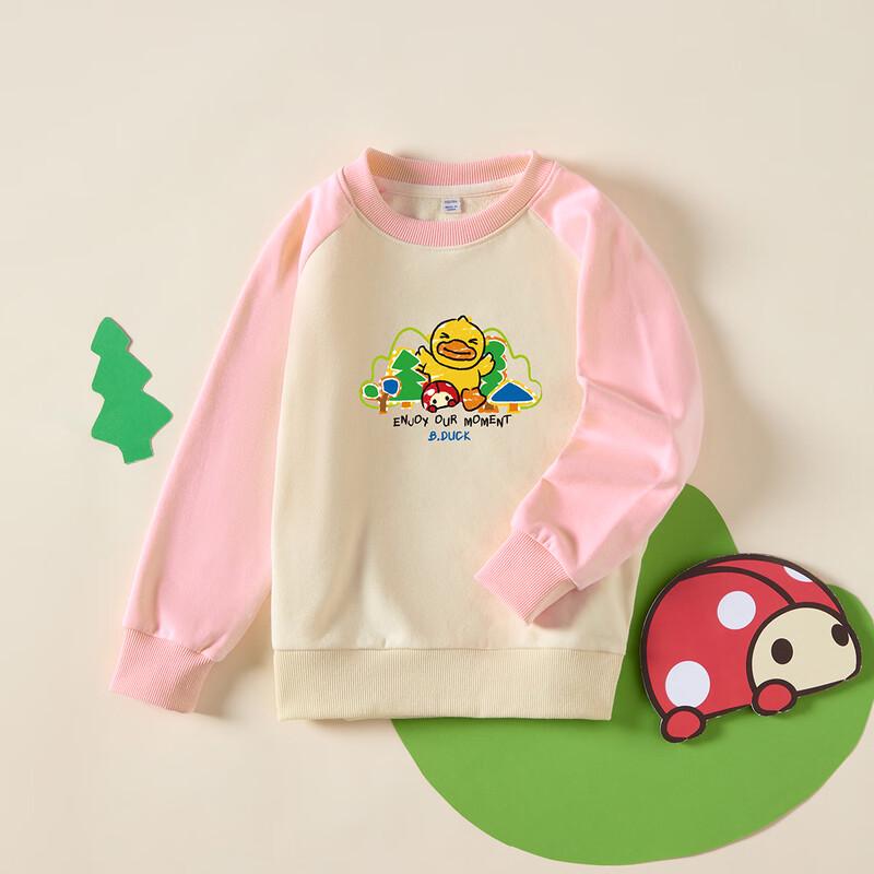 B.Duck Kids' Cartoon Print Pullover Sweatshirt