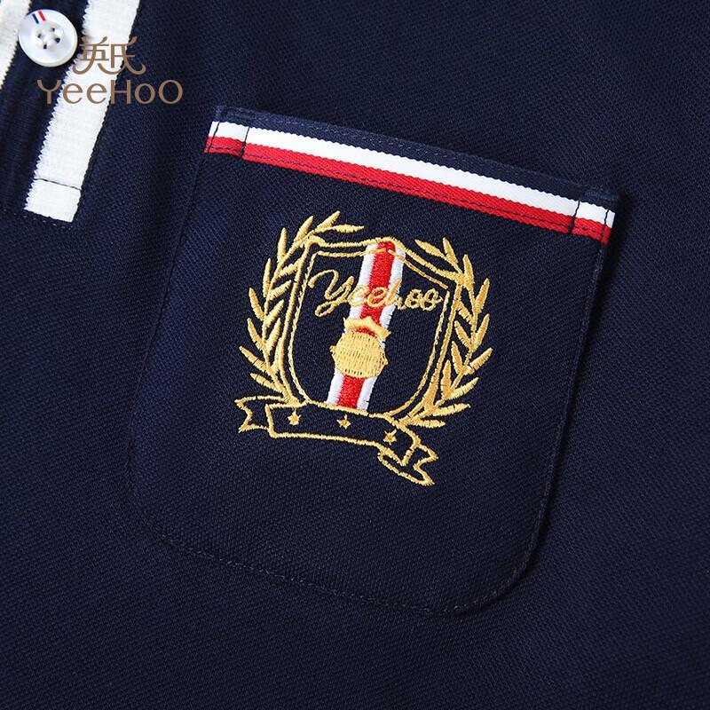 YEEHOO Boys' Short Sleeve Polo Shirt
