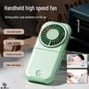 Dual-Use Portable Folding Neck Fan: Handheld, Desktop, Low Noise, Strong Wind, Outdoor-Friendly.