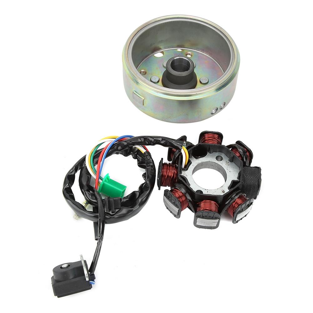Generator Magneto Stator Coil 8 Pole Fits for GY6 125 150CC Scooter ATV Accessory
