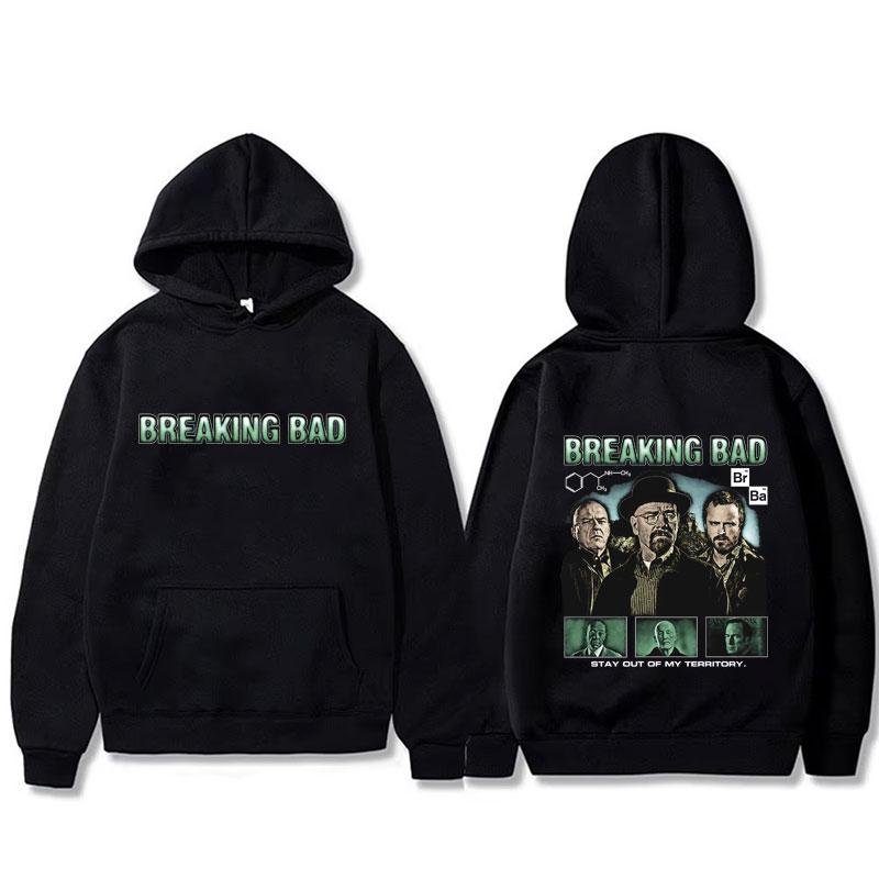 Heisenberg TV Breaking Bad Stay Out of My Territory Hoodie Better Call Saul Hooded Tracksuit Men Women Hoodies