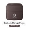 BBGL9 Leather Car Seat Back Storage Bag Hanging Pocket Accessories For Opel Corsa Astra Insignia Vectra Zafira Meriva Mokka Grandland