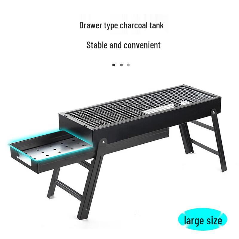 FTLY Drawer-Style Charcoal Grill