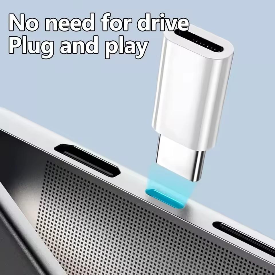 3-1Pcs Female To Type C Male Adapter for iPhone 17 16 15 Samsung USB C Charging Converters IOS To Type C Converter