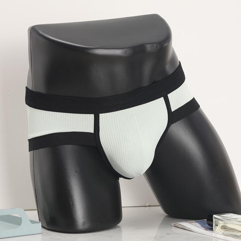 Men's Sexy Triangle Briefs: Double-Layer Pouch, Low Waist, Breathable European-American Design