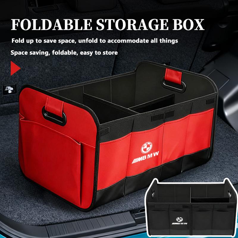Car Travel Foldable Storage Bag Organizer Box Accessories For BMW M 1 3 4 5 6 7 Series X1 X3 X4 X5 G20 G38 F48 E36 E39