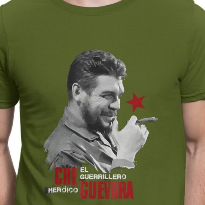 Camisetas De Sonrisa Para Hombre Ropa De Algodn Che Guevara Vintage Unisexga Corta Cuello Redondo Verano