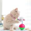 Cat Toys: Tumbler Mouse, Self-Play Feather Teaser Wand - Interactive Kitten Chew Chase Toys for Indoor Cats