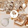 Okuchodo Small Crystal Wall Light, Bracket Light, 1-Light Wall Lamp, E26 Indirect Lighting, LED Compatible, LED Bracket Light, European Style,