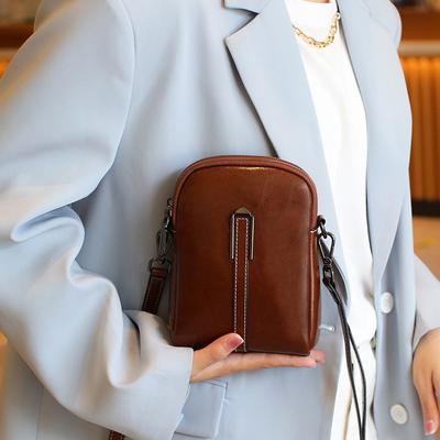 Small Bag Women's New Trendy Messenger Bag Women's Shell Bag Versatile Leather Women's Bag Shoulder Bag Women's Mobile Phone Bag