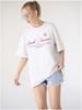 Women's Trendy Oversized 100% Cotton Short Sleeve Top