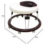 Eiwa Baby Simple Walker, Folding Walker, Brown, 1 piece (x 1)