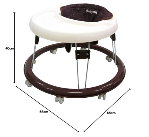 Eiwa Baby Simple Walker, Folding Walker, Brown, 1 piece (x 1)