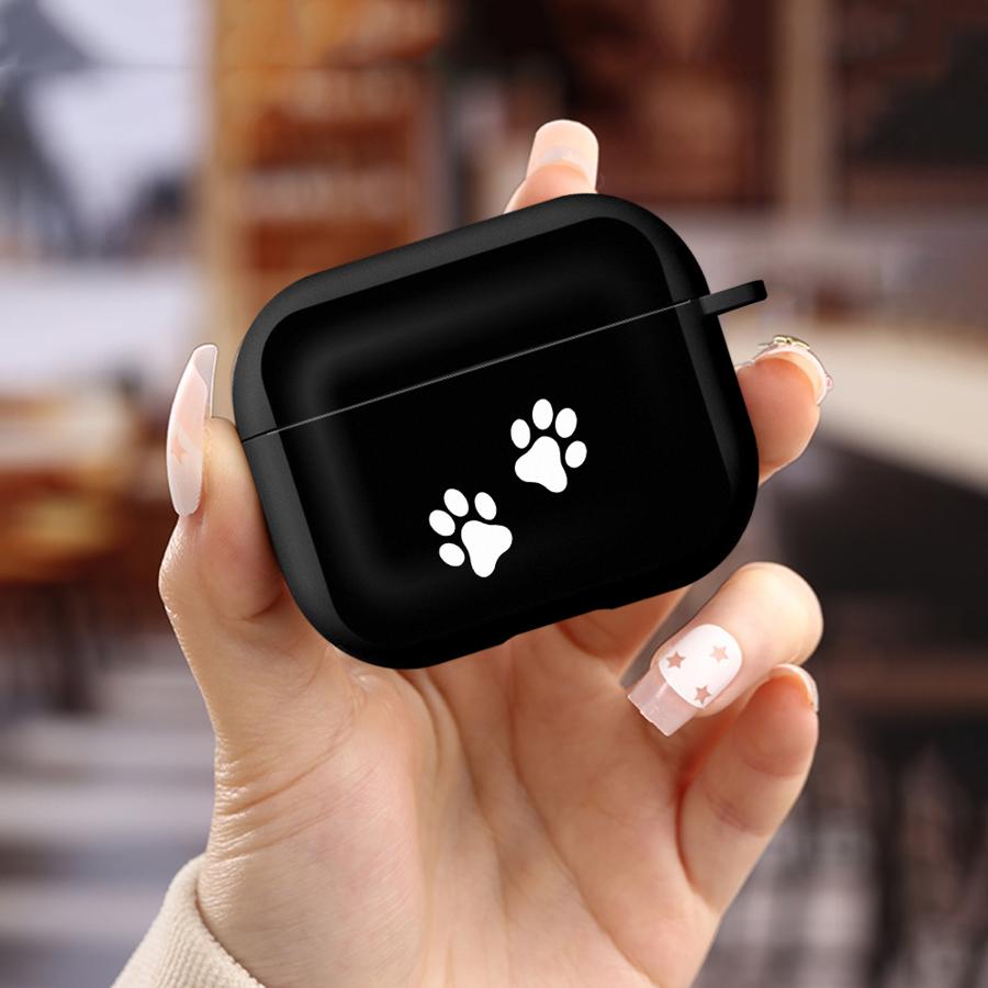 Süße Pfotenabdruck Kopfhörerhüllen Hülle für Airpods Pro2 Pro 2 3 4 Pro3 1